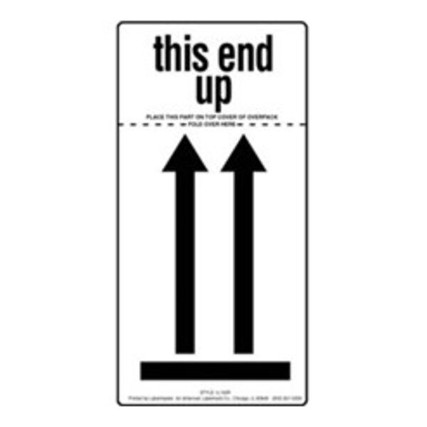 This End Up Air Label, Standard, 4" x 8" Thumbnail