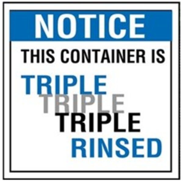 Triple Rinsed Label Thumbnail