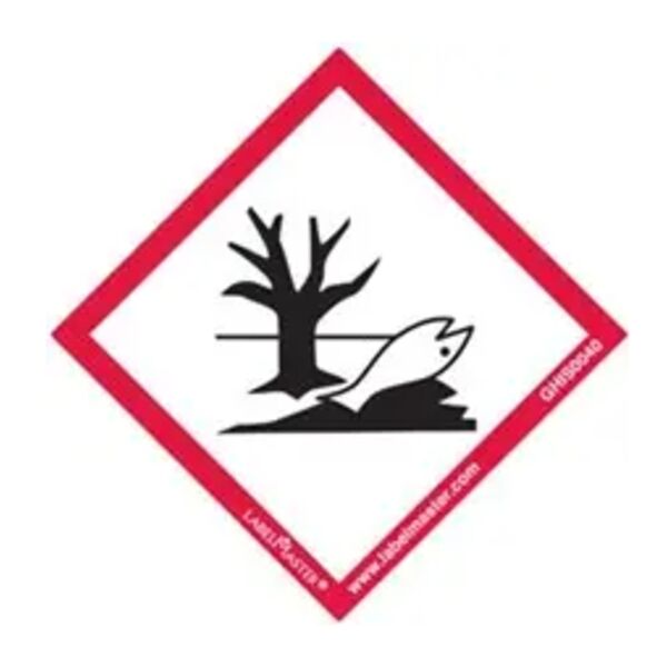 GHS Mini Pictogram Label, 3/4" x 3/4", Environment Thumbnail