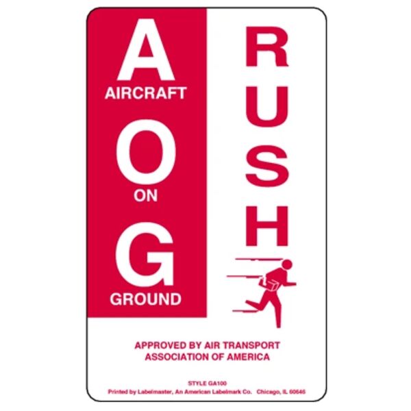 Rush AOG Label Thumbnail