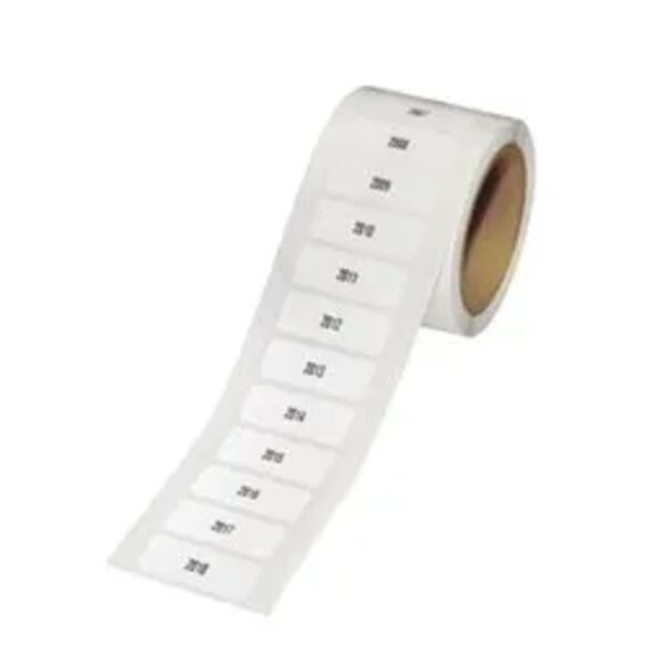 Consecutively Numbered Label, Paper Personalized Thumbnail