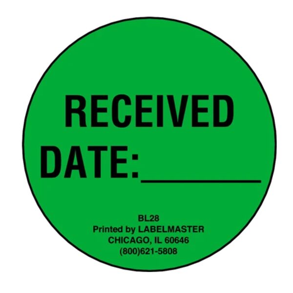 Received Date Label Thumbnail