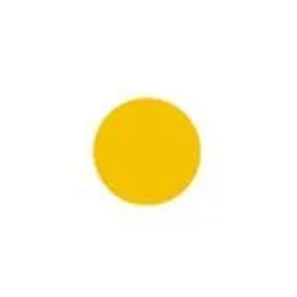 Blank 1" Circle Paper Label, Fluorescent Orange Thumbnail