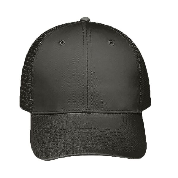 83-473 OTTO Cotton Blend Twill Six Panel Low Profile Mesh Back Trucker Hat Thumbnail