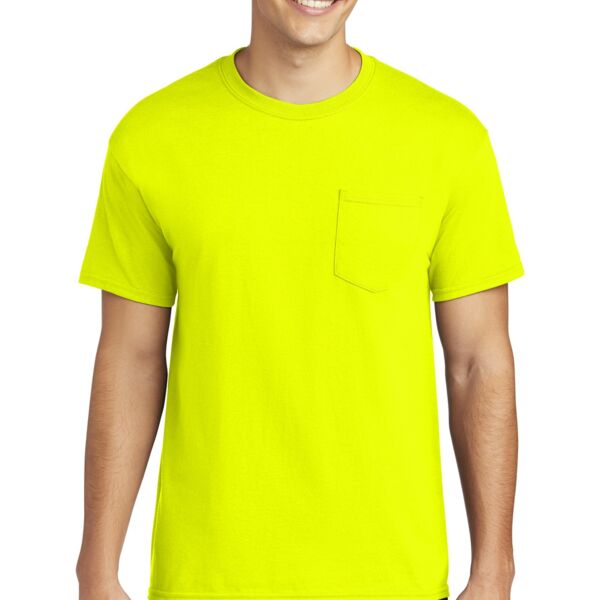 Heavy Cotton  100% Cotton Pocket T Shirt Thumbnail