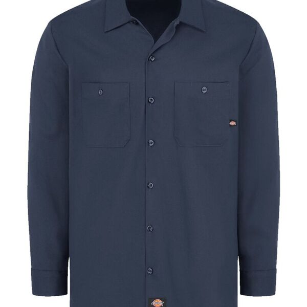 Industrial Cotton Long Sleeve Work Shirt - Tall Sizes Thumbnail