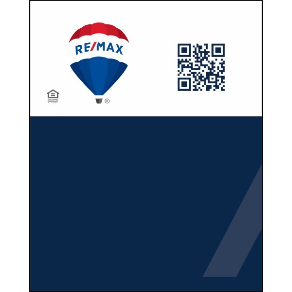 Remax 24"x30" Blue Promo For Sale Signs - QR Thumbnail