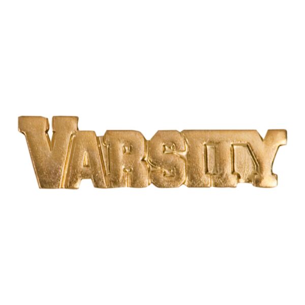 Varsity Letterman Jacket Chenille Lapel Metal Pin Thumbnail