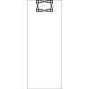 Tension Fabric Stand - 36" x 90" - Double Sided Thumbnail