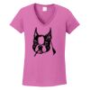 Ladies Heavy Cotton™ 100% Cotton V-Neck T-Shirt Thumbnail