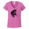Ladies Heavy Cotton™ 100% Cotton V-Neck T-Shirt Thumbnail