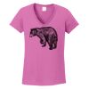 Ladies Heavy Cotton™ 100% Cotton V-Neck T-Shirt Thumbnail