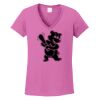 Ladies Heavy Cotton™ 100% Cotton V-Neck T-Shirt Thumbnail