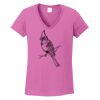Ladies Heavy Cotton™ 100% Cotton V-Neck T-Shirt Thumbnail