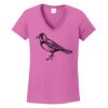 Ladies Heavy Cotton™ 100% Cotton V-Neck T-Shirt Thumbnail