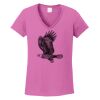 Ladies Heavy Cotton™ 100% Cotton V-Neck T-Shirt Thumbnail