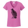 Ladies Heavy Cotton™ 100% Cotton V-Neck T-Shirt Thumbnail