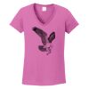 Ladies Heavy Cotton™ 100% Cotton V-Neck T-Shirt Thumbnail