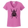 Ladies Heavy Cotton™ 100% Cotton V-Neck T-Shirt Thumbnail