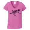 Ladies Heavy Cotton™ 100% Cotton V-Neck T-Shirt Thumbnail