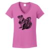 Ladies Heavy Cotton™ 100% Cotton V-Neck T-Shirt Thumbnail