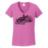 Ladies Heavy Cotton™ 100% Cotton V-Neck T-Shirt Thumbnail