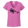 Ladies Heavy Cotton™ 100% Cotton V-Neck T-Shirt Thumbnail