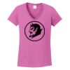 Ladies Heavy Cotton™ 100% Cotton V-Neck T-Shirt Thumbnail