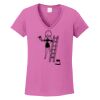 Ladies Heavy Cotton™ 100% Cotton V-Neck T-Shirt Thumbnail