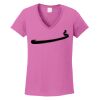 Ladies Heavy Cotton™ 100% Cotton V-Neck T-Shirt Thumbnail
