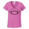 Ladies Heavy Cotton™ 100% Cotton V-Neck T-Shirt Thumbnail