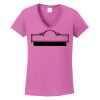 Ladies Heavy Cotton™ 100% Cotton V-Neck T-Shirt Thumbnail