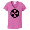 Ladies Heavy Cotton™ 100% Cotton V-Neck T-Shirt Thumbnail