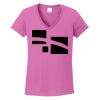 Ladies Heavy Cotton™ 100% Cotton V-Neck T-Shirt Thumbnail