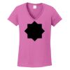 Ladies Heavy Cotton™ 100% Cotton V-Neck T-Shirt Thumbnail
