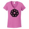 Ladies Heavy Cotton™ 100% Cotton V-Neck T-Shirt Thumbnail