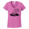 Ladies Heavy Cotton™ 100% Cotton V-Neck T-Shirt Thumbnail