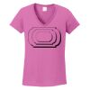 Ladies Heavy Cotton™ 100% Cotton V-Neck T-Shirt Thumbnail
