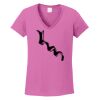 Ladies Heavy Cotton™ 100% Cotton V-Neck T-Shirt Thumbnail