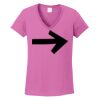 Ladies Heavy Cotton™ 100% Cotton V-Neck T-Shirt Thumbnail