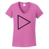 Ladies Heavy Cotton™ 100% Cotton V-Neck T-Shirt Thumbnail