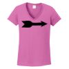 Ladies Heavy Cotton™ 100% Cotton V-Neck T-Shirt Thumbnail