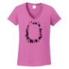 Ladies Heavy Cotton™ 100% Cotton V-Neck T-Shirt Thumbnail
