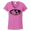 Ladies Heavy Cotton™ 100% Cotton V-Neck T-Shirt Thumbnail