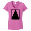Ladies Heavy Cotton™ 100% Cotton V-Neck T-Shirt Thumbnail