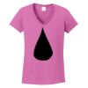 Ladies Heavy Cotton™ 100% Cotton V-Neck T-Shirt Thumbnail