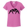 Ladies Heavy Cotton™ 100% Cotton V-Neck T-Shirt Thumbnail