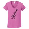 Ladies Heavy Cotton™ 100% Cotton V-Neck T-Shirt Thumbnail