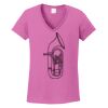 Ladies Heavy Cotton™ 100% Cotton V-Neck T-Shirt Thumbnail