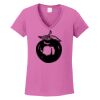 Ladies Heavy Cotton™ 100% Cotton V-Neck T-Shirt Thumbnail